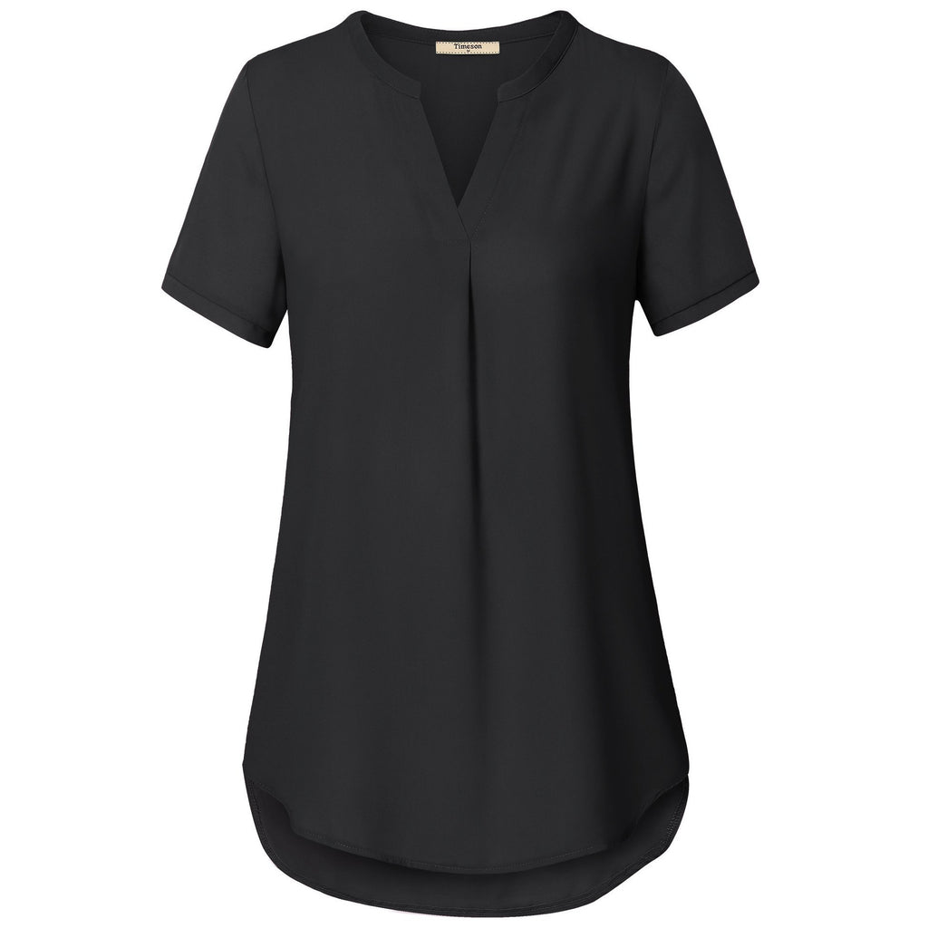 Timeson Blouses for Women,Tunic Tops to Wear with Leggings V Neck