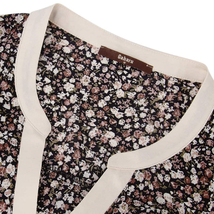 V Neck Short Sleeve Chiffon Shirts freeshipping - Timeson