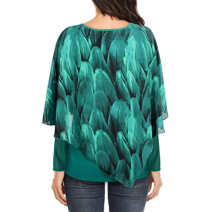 Double-Layered Casual Comfy Blouse freeshipping - Timeson