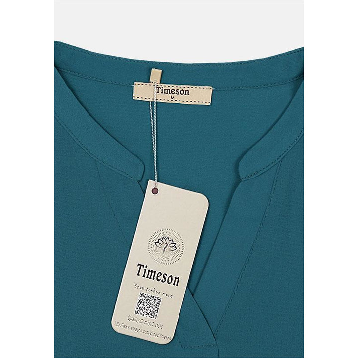 Classic Chiffon Office Shirt freeshipping - Timeson