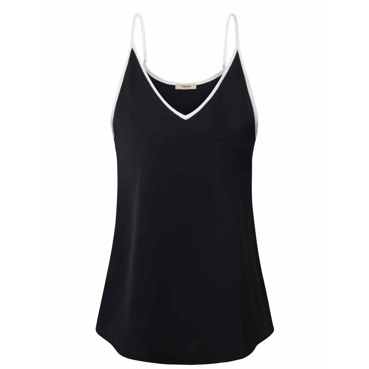 Timeson V Neck Floral Tank Top freeshipping - Timeson