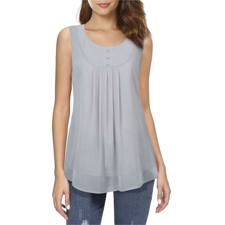 Double Layer Summer Blouse freeshipping - Timeson