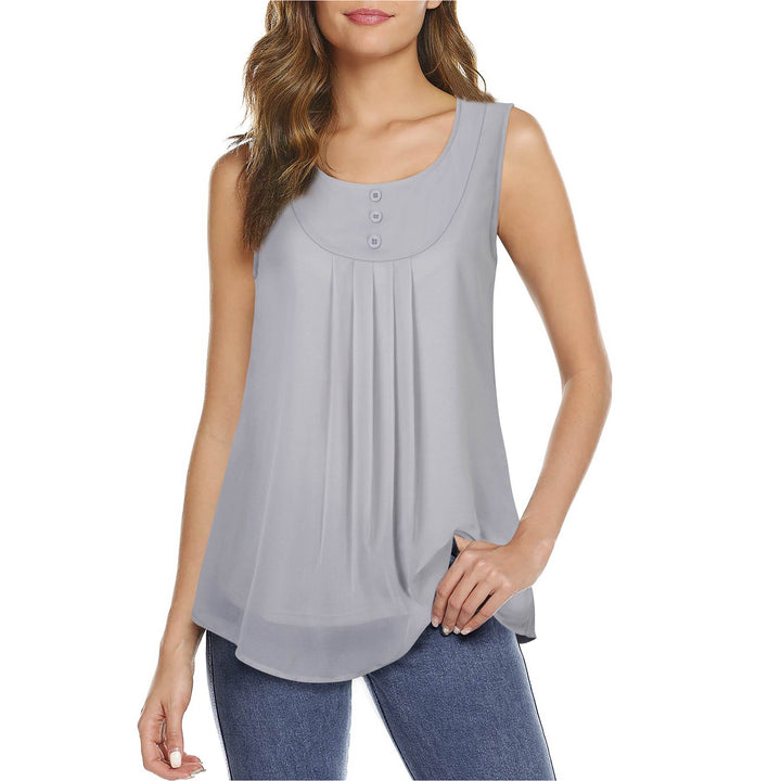 Double Layer Summer Blouse freeshipping - Timeson