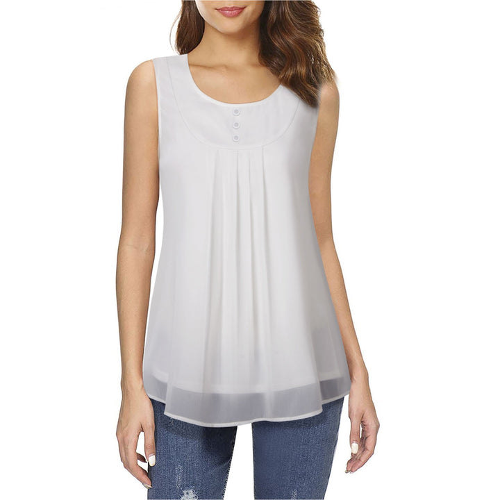 Double Layer Summer Blouse freeshipping - Timeson